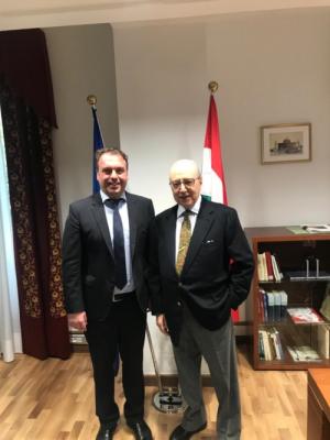 Pier Francesco Pingitore in Ambasciata